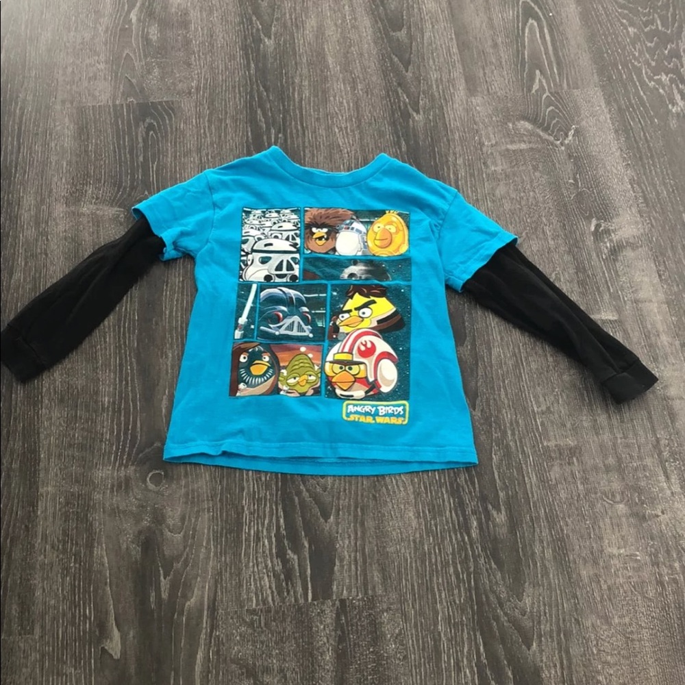 Boys Angry Birds Star Wars Top